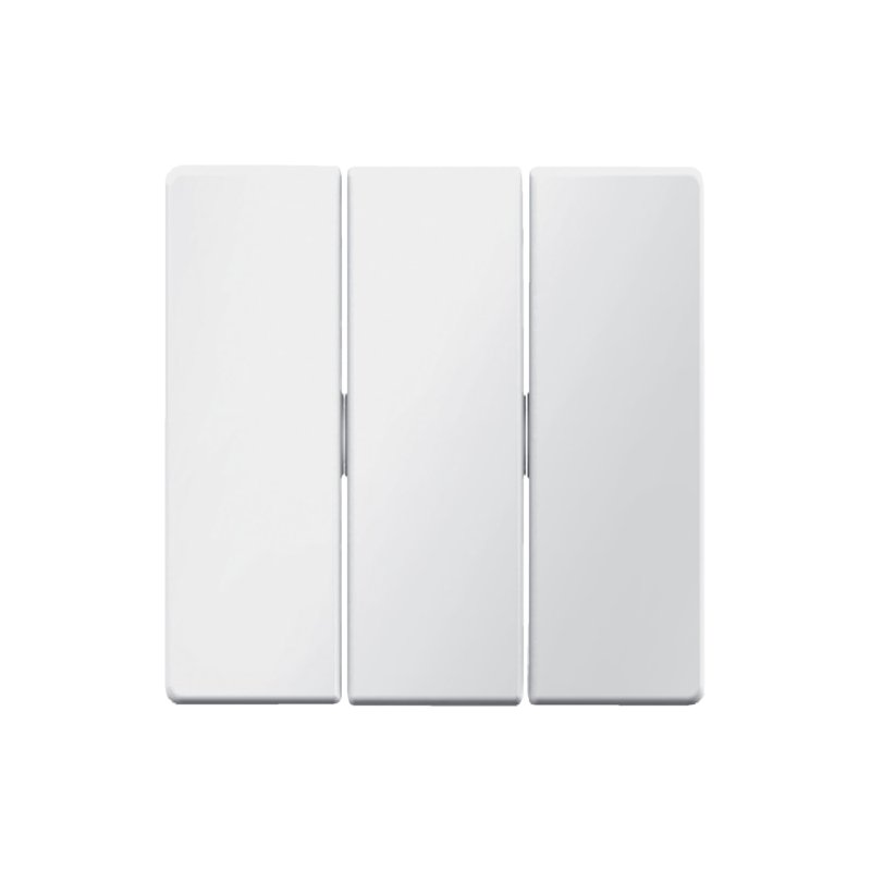 Klawisze do łącznika 3-klawiszowego, białe aksamit Berker Q.1