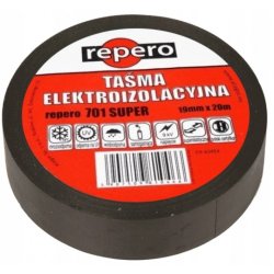 Taśma Repero 701 Super czarna 19mmx20mb TTE701S1-0019-20