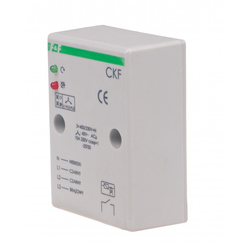 Czujnik kolejności i zaniku fazy CKF