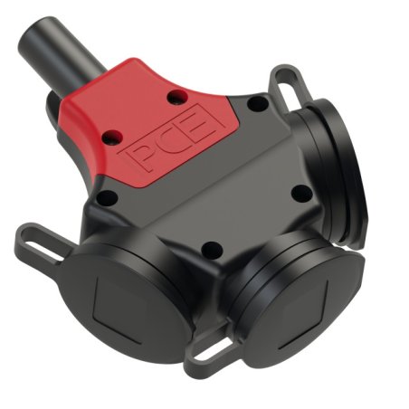 Rozgałęziacz potrójny, guma