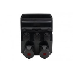 Rozdzielnica CAJA 12M SCENIC - gniazda proste 2x32A 5p, 3x230V