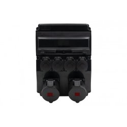 Rozdzielnica CAJA 12M SCENIC - gniazda proste 2x32A 5p, 4x230V