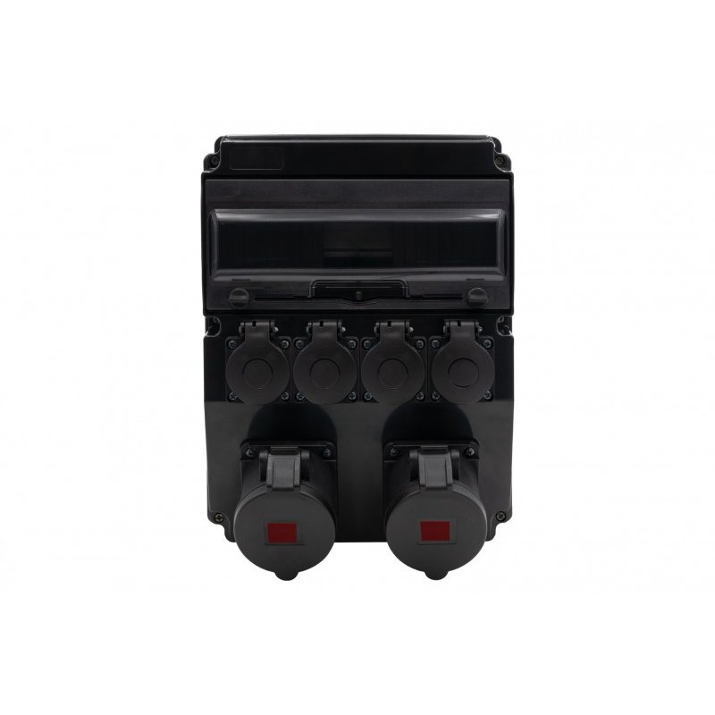 Rozdzielnica CAJA 12M SCENIC - gniazda proste 2x32A 5p, 4x230V