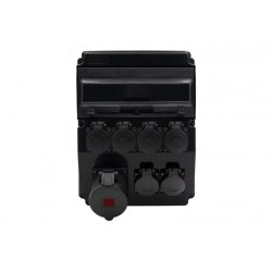 Rozdzielnica CAJA 12M SCENIC - gniazda proste 16A 5p, 6x230V