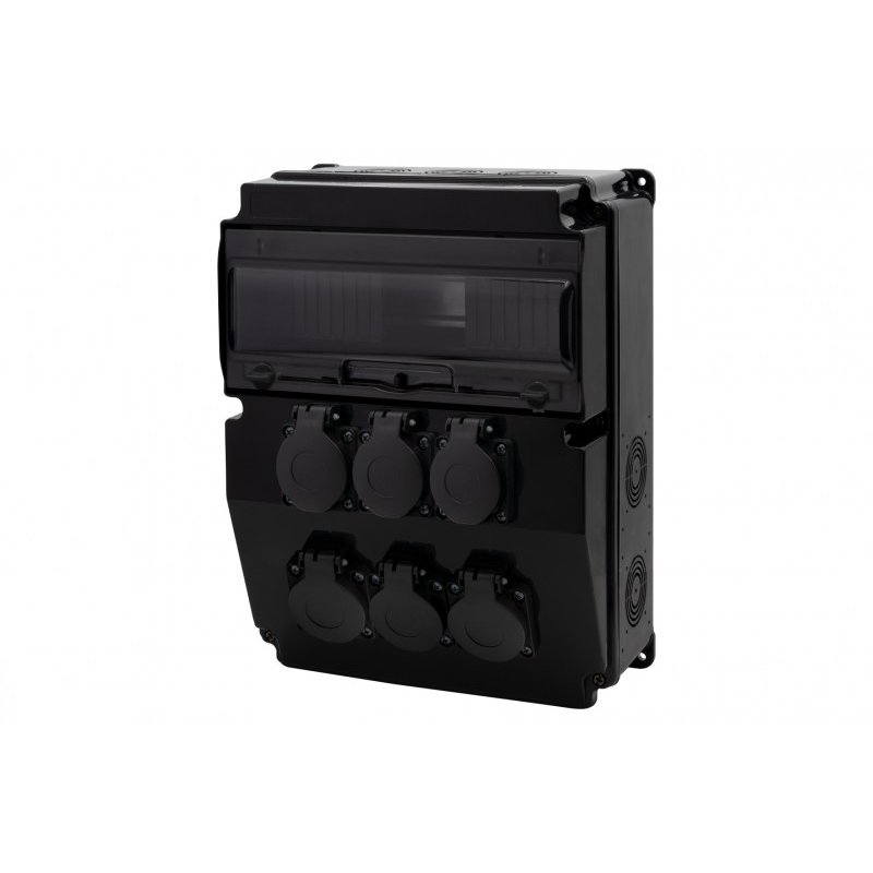 Rozdzielnica CAJA 12M SCENIC - gniazda 6x230V