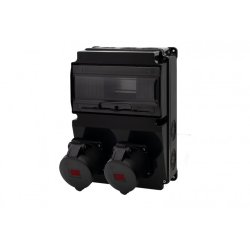 Rozdzielnica LAGO 10M SCENIC - gniazda proste 2x16A 5p