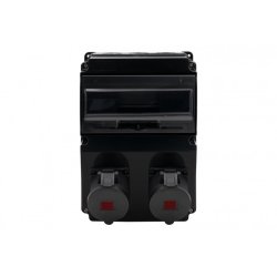 Rozdzielnica LAGO 10M SCENIC - gniazda proste 2x32A 5p