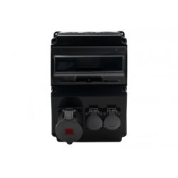 Rozdzielnica LAGO 10M SCENIC - gniazda proste 16A 5p, 2x230V