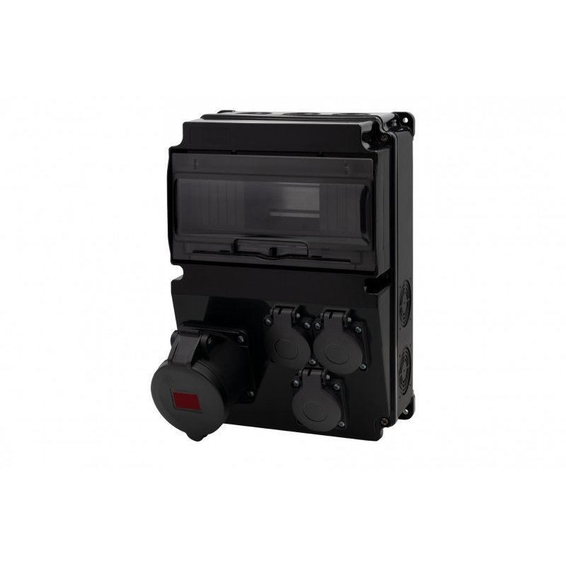 Rozdzielnica LAGO 10M SCENIC - gniazda proste 16A 5p, 3x230V