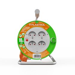 Przedłużacz bębnowy ECO LINE, 4x2p+Z - 10m