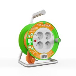 Przedłużacz bębnowy ECO LINE, 4x2p+Z - 10m