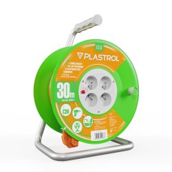 Przedłużacz bębnowy ECO LINE, 4x2p+Z - 30m