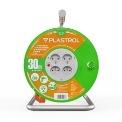 Przedłużacz bębnowy ECO LINE, 4x2p+Z - 30m