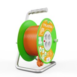 Przedłużacz bębnowy ECO LINE, 4x2p+Z - 30m