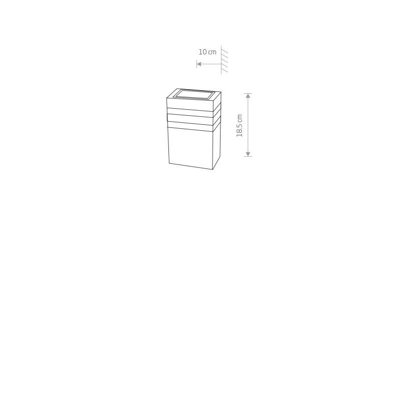 Lampa zewnętrzna ścienna RIO