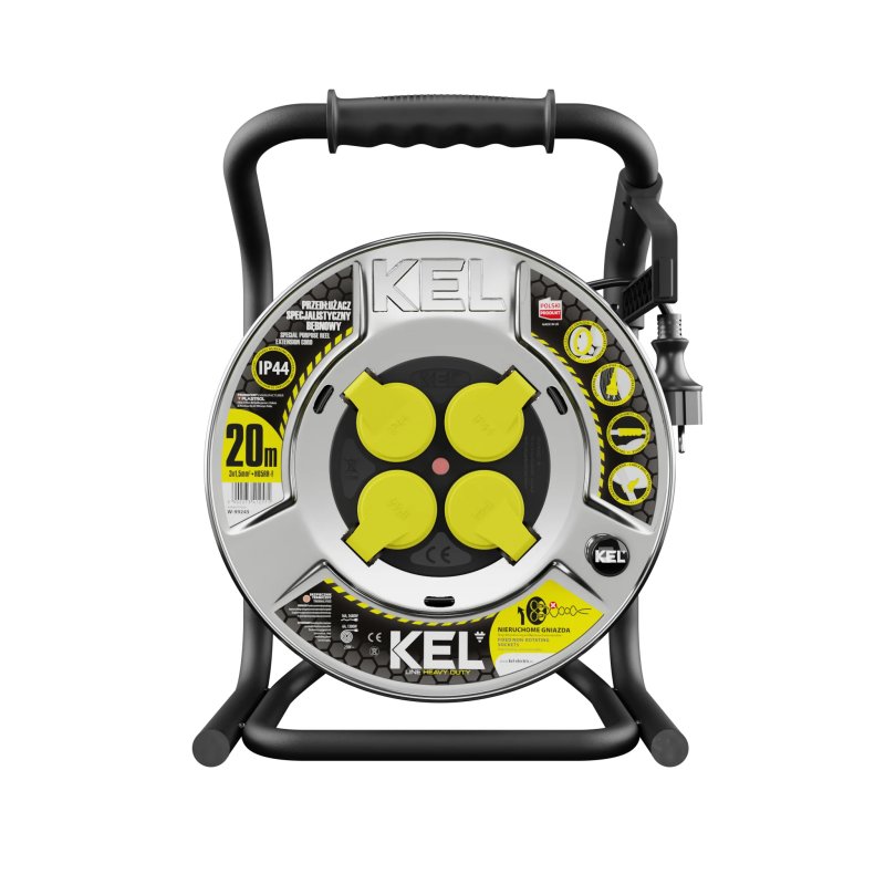 Przedłużacz bębnowy specjalistyczny HEAVY LINE PB-HEAVY/D/K/20M/3X1,5/H05RR-F