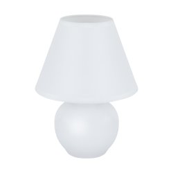 Lampka stołowa GALA E14 WHITE