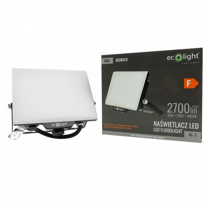 Naświetlacz LED NL-2 30W 4000K 2700lm IP65 EC20313 ECOLIGHT