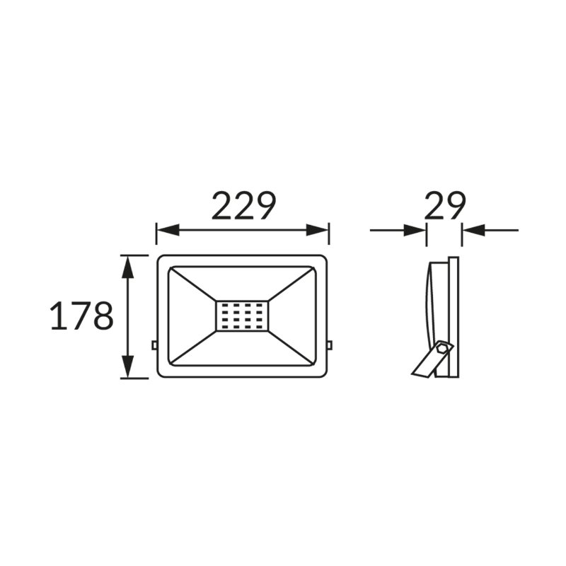 Naświetlacz KROMA LED 50W GREY NW