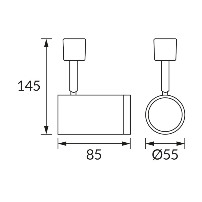 Oświetlenie szynowe HAGA GU10 WHITE