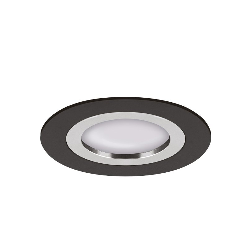 Sufitowa oprawa punktowa PLUTO C BLACK/CHROME