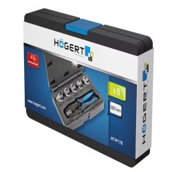 Zestaw szczypiec do zaciskania końcówek z wymiennymi szczękami, 6 sztuk