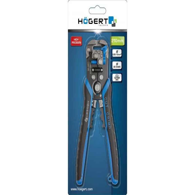 Automatyczny ściągacz izolacji 210mm 0.05-10mm2