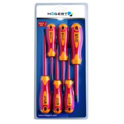 Zestaw 6 wkrętaków izolowanych 1000V, stal S2