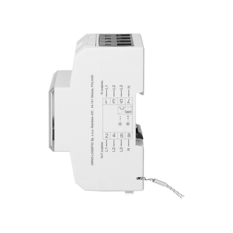 EM-3 3-fazowy wskaźnik zużycia energii elektrycznej licznik trójfazowy 80A