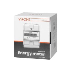 EM-3 3-fazowy wskaźnik zużycia energii elektrycznej licznik trójfazowy 80A