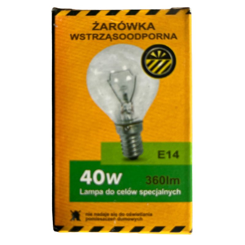 Żarówka Kulka B45 E14 40W Ciepłe Światło Dekoracyjna Mały Gwint