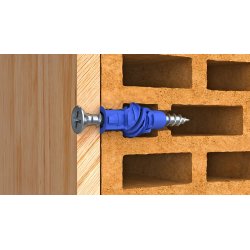 Kołek Uniwersalny 4ALL 8x65mm z Wkrętem 5,0x80mm 50 szt. ciężkie mocowania