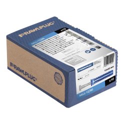 Kołek Uniwersalny 4ALL 12x60mm z Wkrętem Hex 8,0x80mm 10 szt. Klucz 13mm