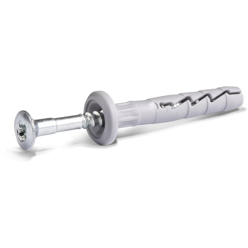 Kołek Wbijany FX-K 6x60mm Grzybek Szybki Montaż Młotkiem 100szt Beton Cegła