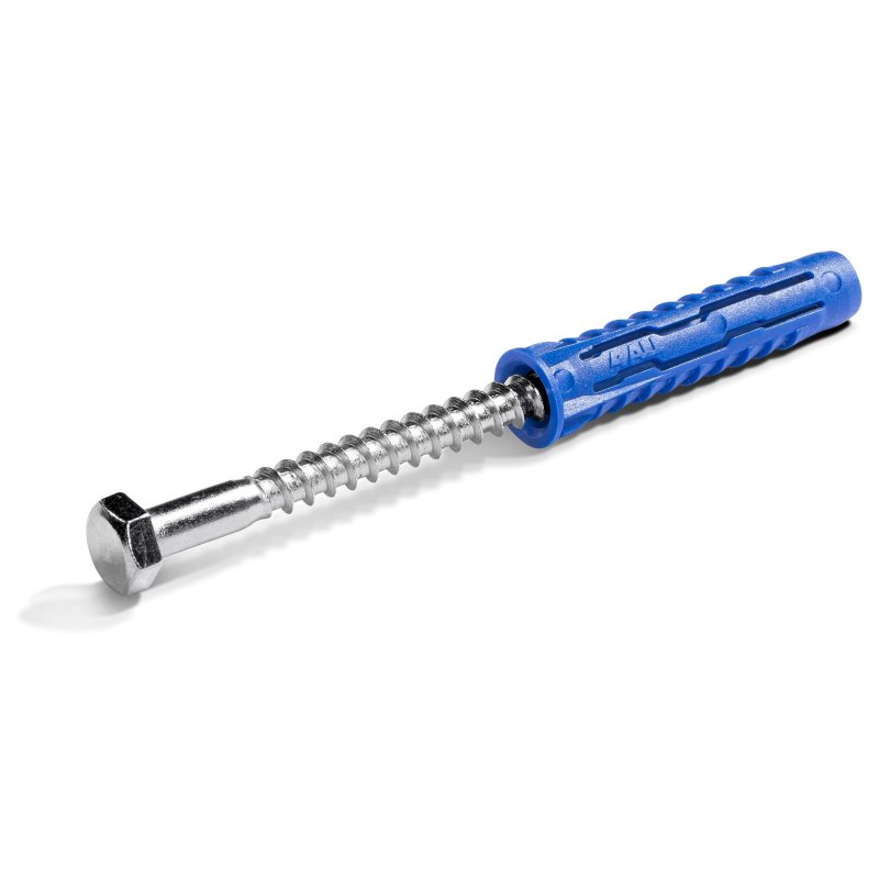 Kołek Uniwersalny 4ALL 12x60mm z Wkrętem Hex 8,0x80mm 10 szt. Klucz 13mm