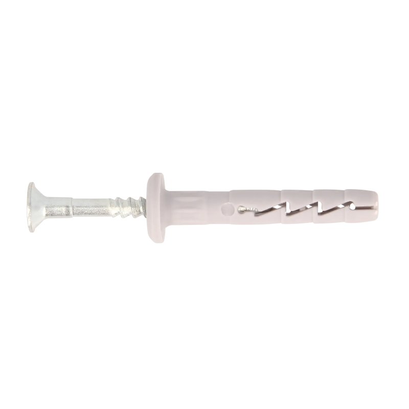 Kołek Wbijany FX-K 6x60mm Grzybek Szybki Montaż Młotkiem 100szt Beton Cegła