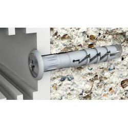 Kołek Wbijany FX-K 6x60mm Grzybek Szybki Montaż Młotkiem 100szt Beton Cegła