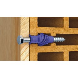 Kołek Uniwersalny 4ALL 12x60mm z Wkrętem Hex 8,0x80mm 10 szt. Klucz 13mm