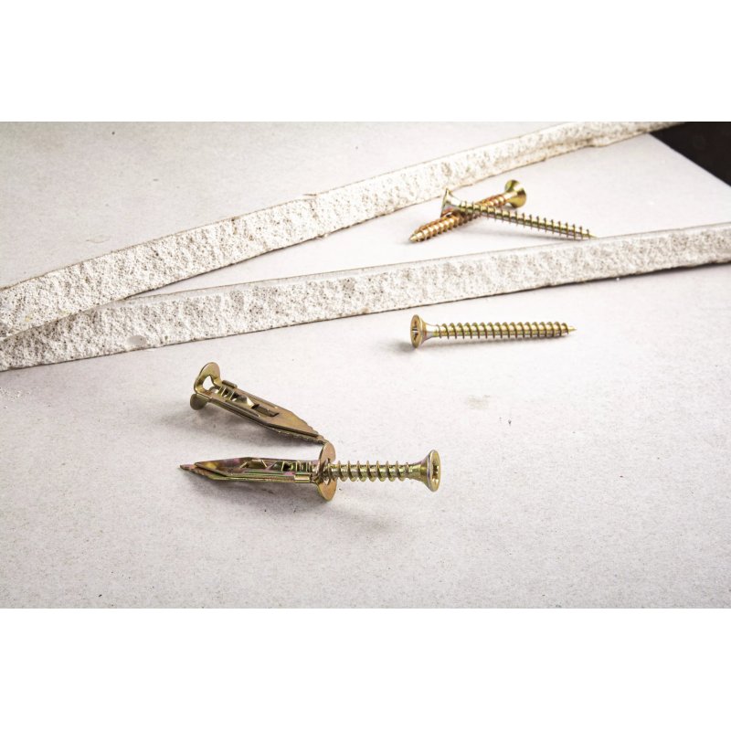 Łącznik Wbijany Metalowy TAP-IT do GK 10,5x30mm z Wkrętem 100 szt.