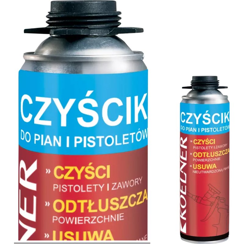Czyścik do Piany PU Koelner 300ml do Czyszczenia Pistoletów Odtłuszczacz