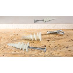Kołek samowiercący do płyty g-k 16x36mm z wkrętem 3.9x32mm 12szt. DRA01