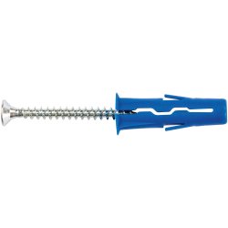 Kołek uniwersalny UNO 8x32mm z wkrętem 4.5x40mm nieregularne otwory 8szt.