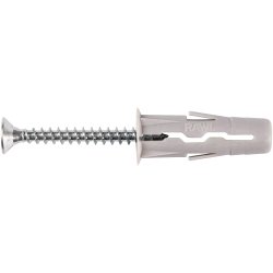 Kołek uniwersalny UNO 10x36mm z wkrętem 5x40mm nieregularne otwory 100szt.