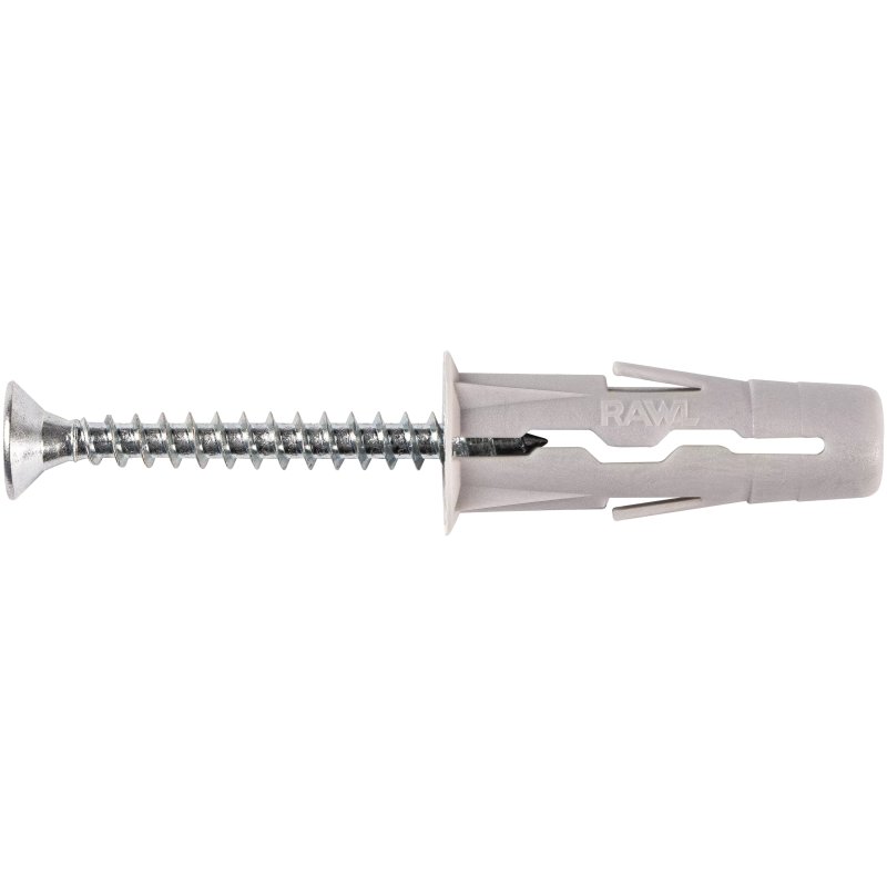 Kołek uniwersalny UNO 10x36mm z wkrętem 5x40mm nieregularne otwory 100szt.