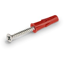 Kołek uniwersalny UNO 6x28mm z wkrętem 4x35mm 100szt. RAWLPLUG