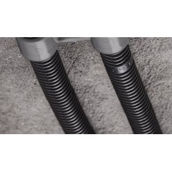 Uchwyt do rurek podwójny 20mm posadzkowy PA 50szt. pod osadzak