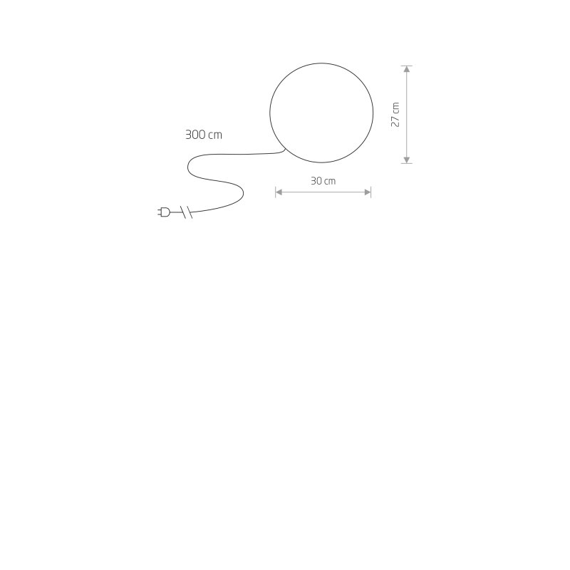 Lampa zewnętrzna przenośna CUMULUS S