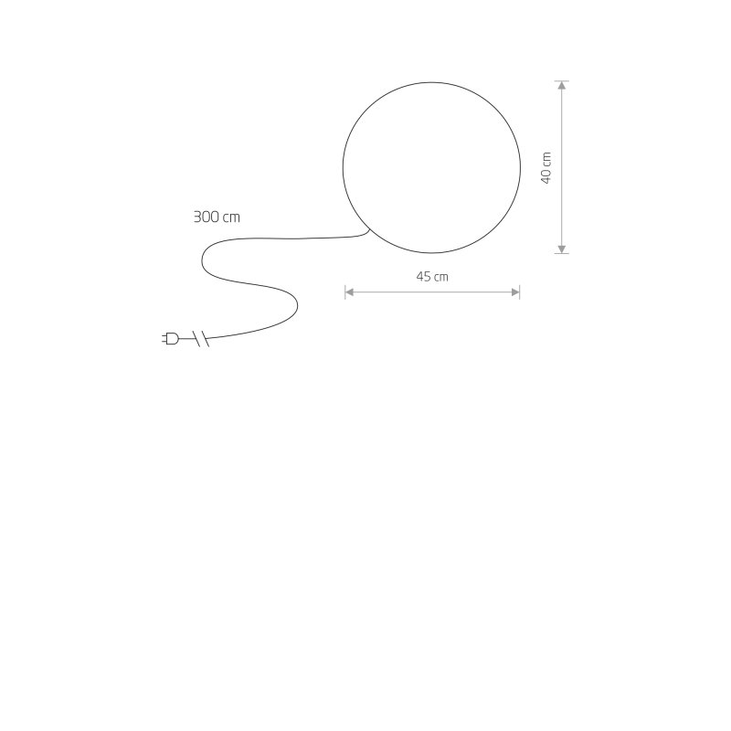 Lampa zewnętrzna przenośna CUMULUS M