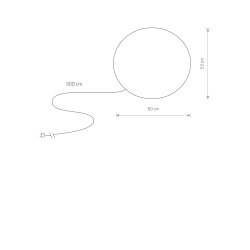 Lampa zewnętrzna przenośna CUMULUS L